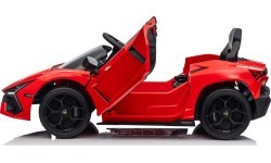 Elektromobilis Lamborghini Revuelto, raudonas