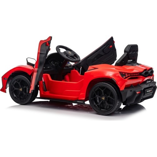 Электромобиль Lamborghini Revuelto, красный