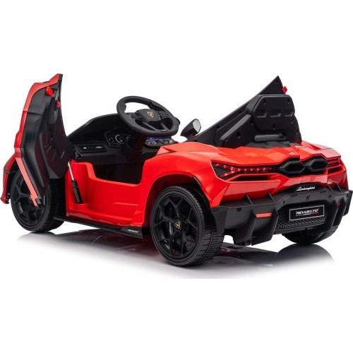 Электромобиль Lamborghini Revuelto, красный