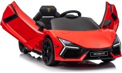 Электромобиль Lamborghini Revuelto, красный
