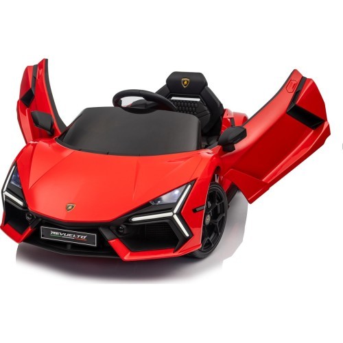 Elektromobilis Lamborghini Revuelto, raudonas