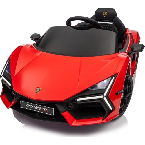 Электромобиль Lamborghini Revuelto, красный