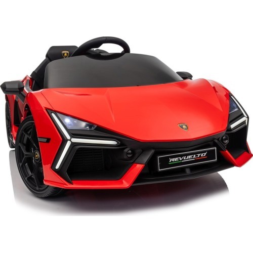 Электромобиль Lamborghini Revuelto, красный
