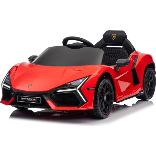 Электромобиль Lamborghini Revuelto, красный