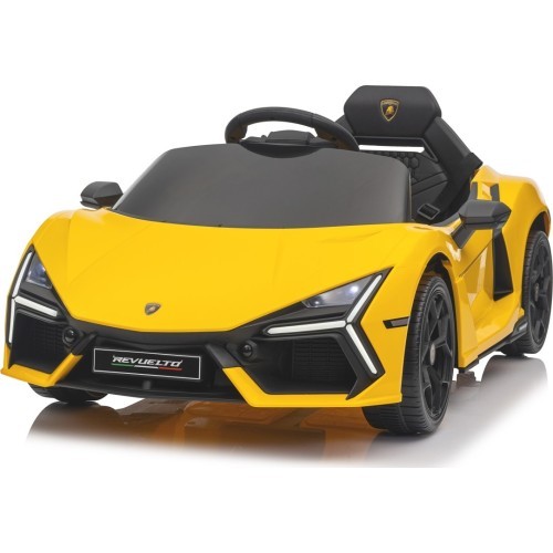 Электромобиль Lamborghini Revuelto, жёлтый
