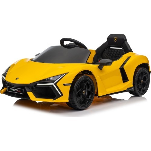 Электромобиль Lamborghini Revuelto, жёлтый