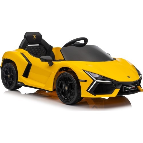 Электромобиль Lamborghini Revuelto, жёлтый