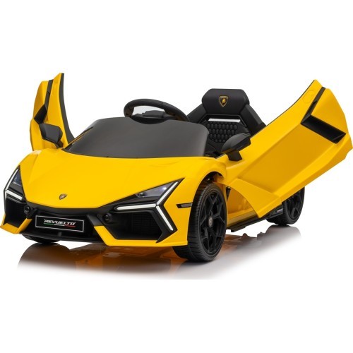 Электромобиль Lamborghini Revuelto, жёлтый