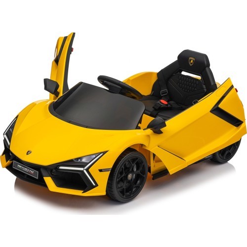 Электромобиль Lamborghini Revuelto, жёлтый