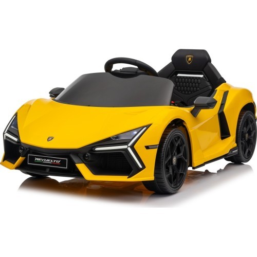 Elektromobilis Lamborghini Revuelto, geltonas