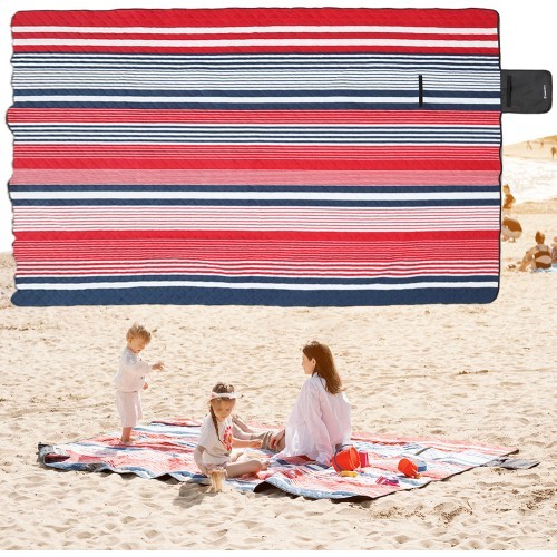 Picnic Blanket inSPORTline Livetino 300 x 200 cm - Hibiscus Night