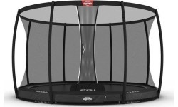 Trampoline Berg Champion Inground 430, Grey, With Safety Net DLX XL