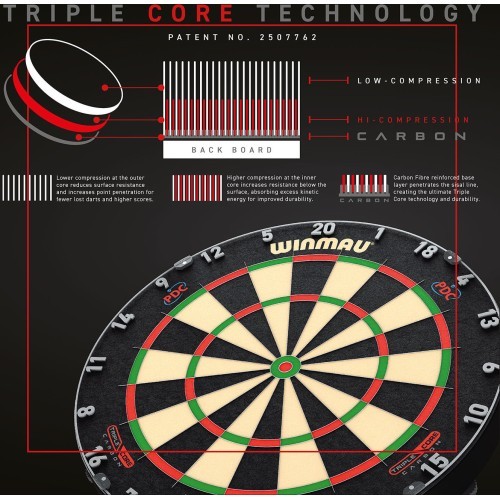 Dartboar Winmau Blade 6 Triple Core 