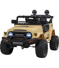 Elektromobilis vaikams Toyota FJ Cruiser, smėlio spalvos
