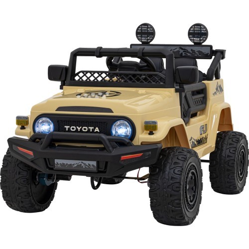 Детский электромобиль Toyota FJ Cruiser, бежевый