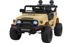 Детский электромобиль Toyota FJ Cruiser, бежевый