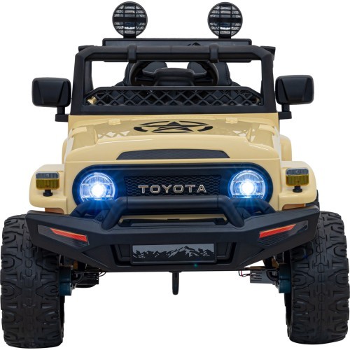 Elektromobilis vaikams Toyota FJ Cruiser, smėlio spalvos