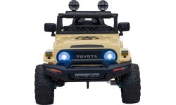 Детский электромобиль Toyota FJ Cruiser, бежевый