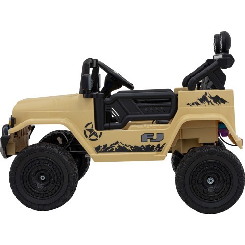 Elektromobilis vaikams Toyota FJ Cruiser, smėlio spalvos