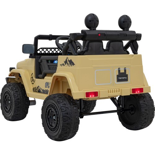 Детский электромобиль Toyota FJ Cruiser, бежевый