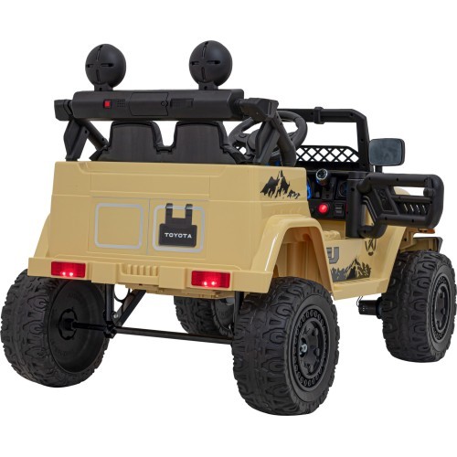Elektromobilis vaikams Toyota FJ Cruiser, smėlio spalvos