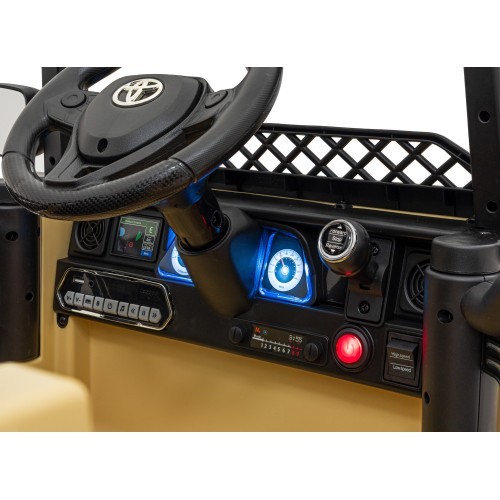 Elektromobilis vaikams Toyota FJ Cruiser, smėlio spalvos