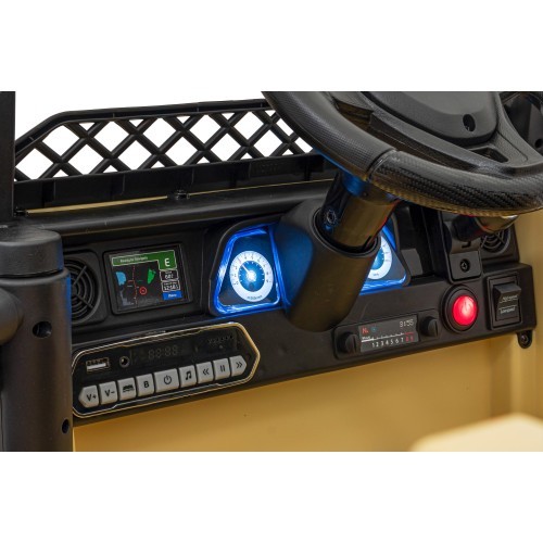 Детский электромобиль Toyota FJ Cruiser, бежевый