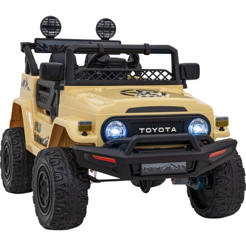 Elektromobilis vaikams Toyota FJ Cruiser, smėlio spalvos