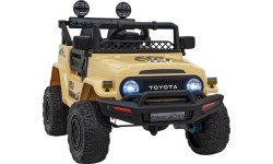 Elektromobilis vaikams Toyota FJ Cruiser, smėlio spalvos