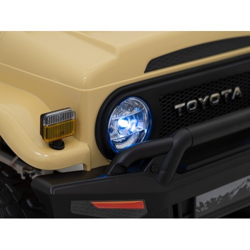 Elektromobilis vaikams Toyota FJ Cruiser, smėlio spalvos