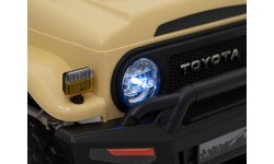 Elektromobilis vaikams Toyota FJ Cruiser, smėlio spalvos