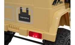 Детский электромобиль Toyota FJ Cruiser, бежевый