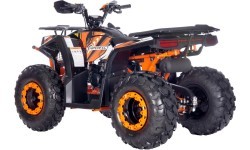 200CC PRO RIDER Orange Petrol Quad Bike