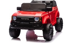 Elektromobilis Toyota Land Cruiser PRADO (raudonas)