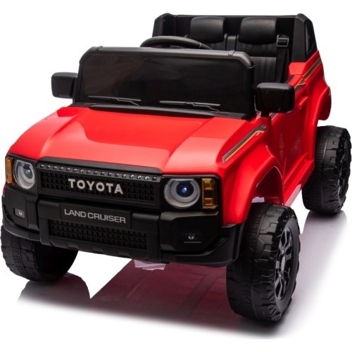 Elektromobilis Toyota Land Cruiser PRADO (raudonas)
