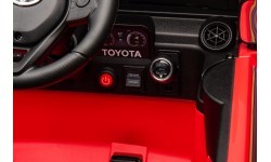 Elektromobilis Toyota Land Cruiser PRADO (raudonas)