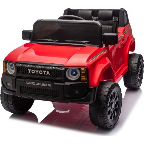 Elektromobilis Toyota Land Cruiser PRADO (raudonas)