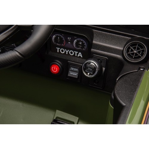 Elektromobilis Toyota Land Cruiser PRADO, žalias