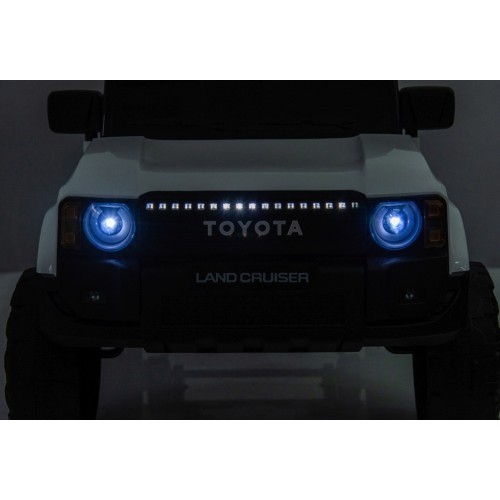 Elektromobilis Toyota Land Cruiser PRADO, baltas
