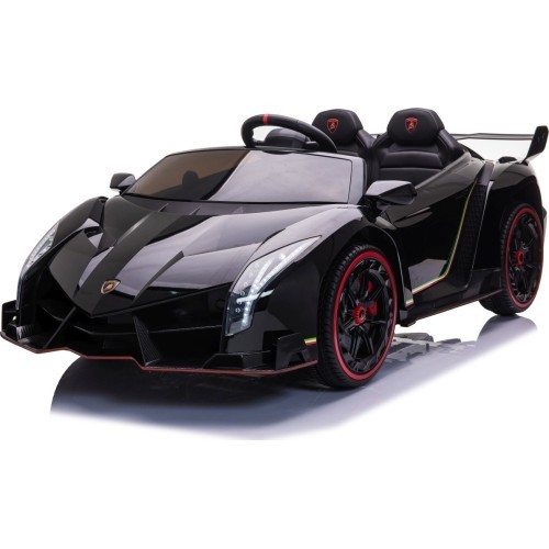 Elektromobilis Lamborghini Veneno, juodas