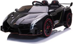 Elektromobilis Lamborghini Veneno, juodas