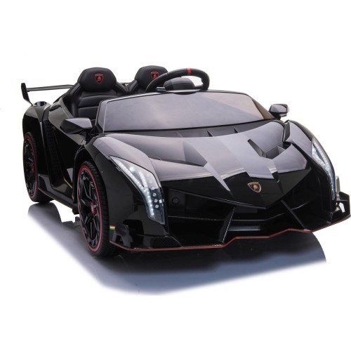 Elektromobilis Lamborghini Veneno, juodas