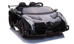 Elektromobilis Lamborghini Veneno, juodas
