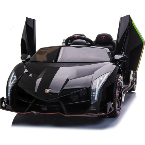 Elektromobilis Lamborghini Veneno, juodas