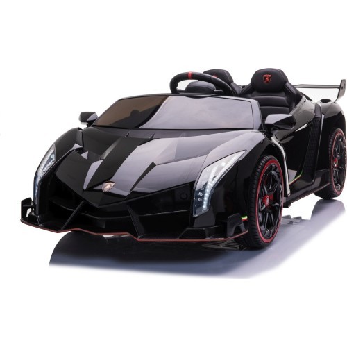 Elektromobilis Lamborghini Veneno, juodas