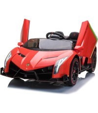 Elektromobilis Lamborghini Veneno, raudonas