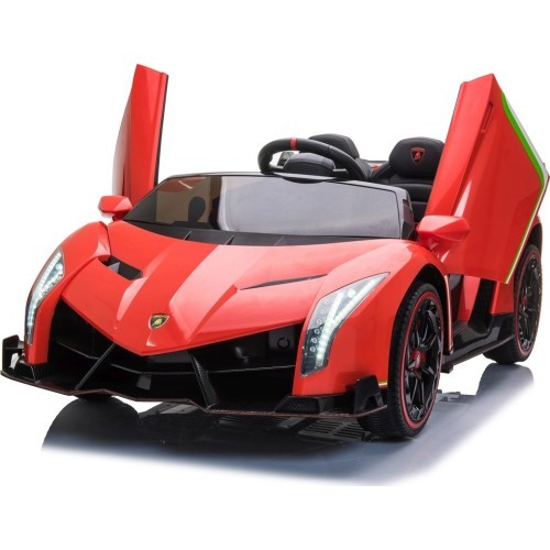 Электромобиль Lamborghini Veneno, красный