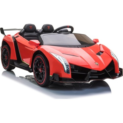 Elektromobilis Lamborghini Veneno, raudonas