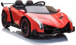 Электромобиль Lamborghini Veneno, красный