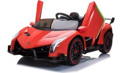 Elektromobilis Lamborghini Veneno, raudonas